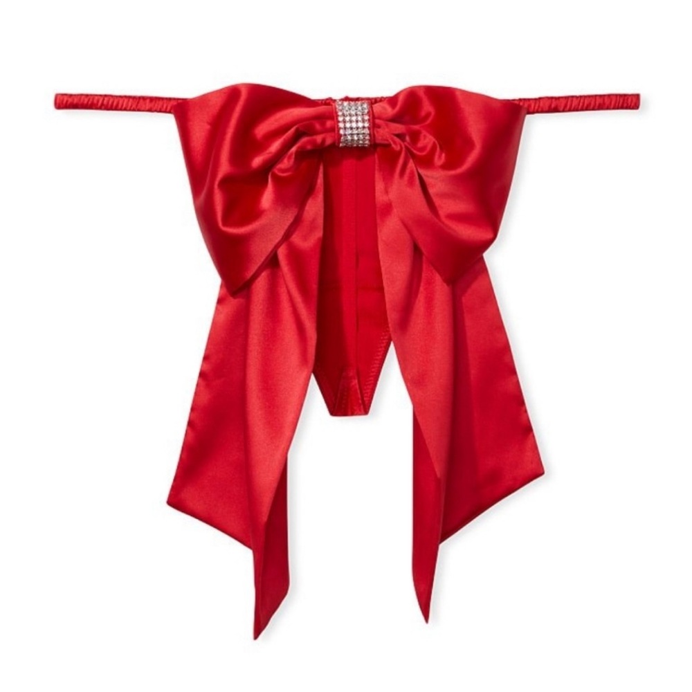 Rare holiday bow panties by Victorias secret